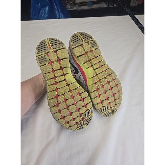 Nike‎ Flex Fitsole 580440-015 Pink/Gray/Neon Running Sneakers Women’s US Size 6 - Picture 5 of 7